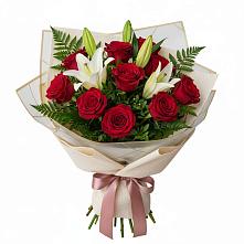 Букет цветов из:  Лилии и Розы в Светлом Томской области