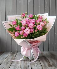 Букет Розовый кустик #REPLACE_PRED# Светлом Томской области