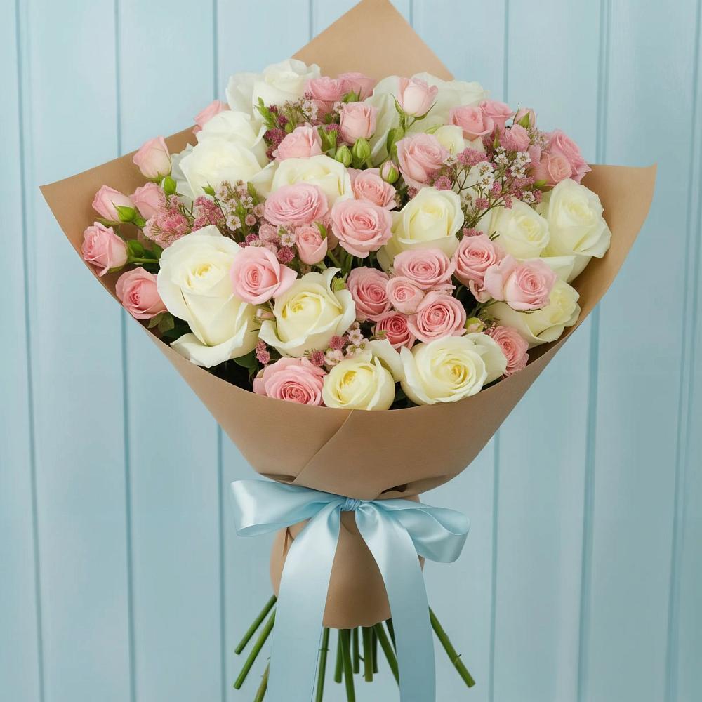 Букет цветов из: Розы в Светлом Томской области