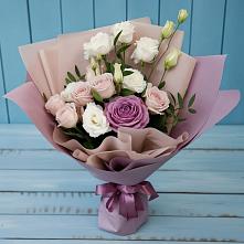 Букет цветов из:  Розы и Лизиантусы в Светлом Томской области