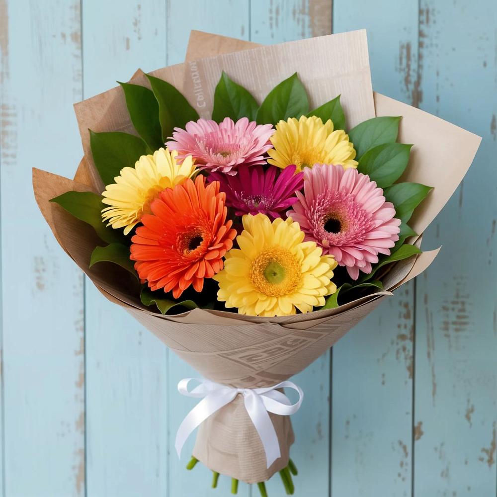 Букет цветов из: Герберы в Светлом Томской области