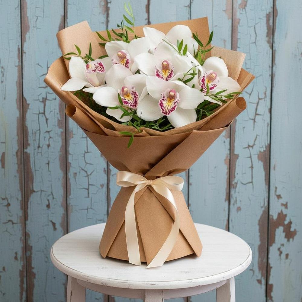 Букет цветов из: Орхидеи и Розы в Светлом Томской области