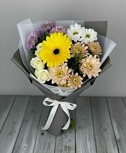 Букет цветов из:  Розы, Герберы и Хризантемы в Светлом Томской области