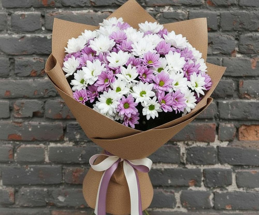 Букет цветов из: Хризантемы в Светлом Томской области