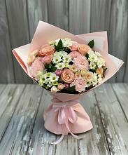 Букет цветов из:  Гвоздики, Розы и Хризантемы в Светлом Томской области