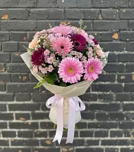 Букет цветов из:  Герберы и Хризантемы в Светлом Томской области