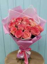 Букет 15 Розовых роз Равель в Светлом Томской области