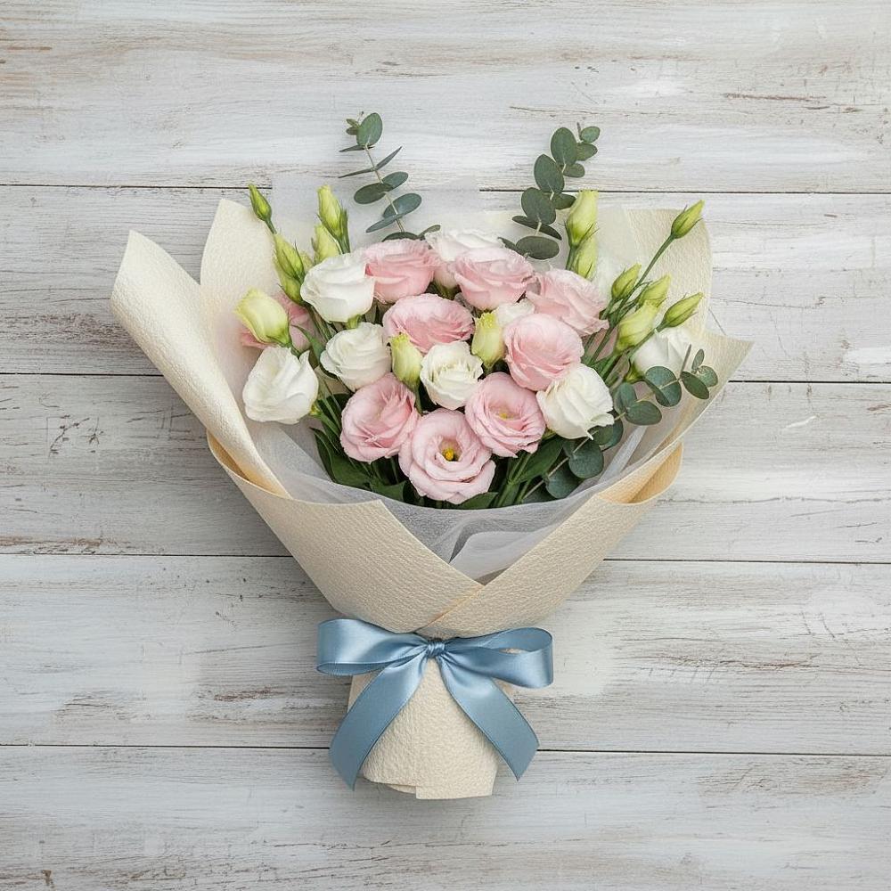 Букет цветов из: Лизиантусы в Светлом Томской области